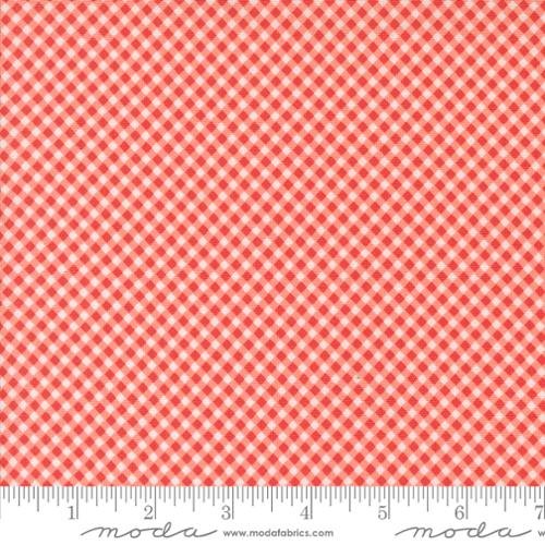 Raspberry Summer Gingham Carnation