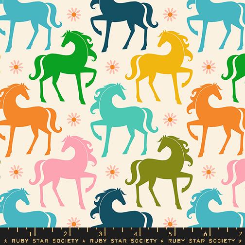 Carousel Fancy Horse Natural
