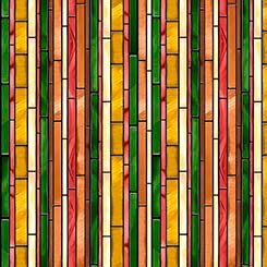 Tree of Life Stripe Burnt Orange